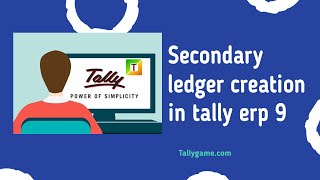 secondary ledger creation  create ledger from voucher entry screen [upl. by Negeam133]