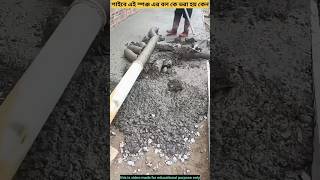 Why sponge ball insert in concrete pipe facts ytstudieo reels youtuberlife vairalshort [upl. by Tersina]