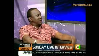 Sunday Live Interview Uhuru Kenyatta on Hague [upl. by Armilla730]