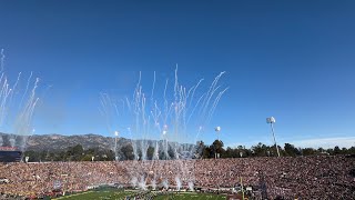 Rose Bowl 2024 B2 Flyover amp National Anthem [upl. by Rebme560]