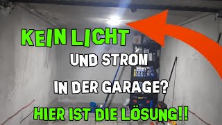 Kein Licht und kein Strom in der Garage Garagenbeleuchtung ohne StromHier ist ein Lichtblick LED [upl. by Fita]