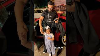 rajkundra With Cute Daughter At Game Plazo in Bandra ❤️ trendingshorts ytshorts short [upl. by Vanhook]