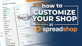 ✅ How to Customize Your Spreadshop in Seconds [upl. by Sonni]