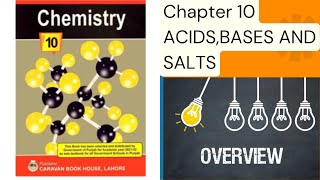 COMPLETE OVERVIEW OF 10TH CLASS CHEMISTRY CHAPTER 10 ACIDS BASES AND SALTS jhwconcepts711 [upl. by Longo]