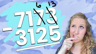 How to Borrow in Subtraction  Regrouping when Subtracting [upl. by Abbie]