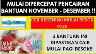 SELAMAT MULAI BESOK 3 BANTUAN INI DIPERCEPAT PENCAIRAN LEWAT BANK HIMBARACEK REKENING MULAI PAGI [upl. by Doti141]