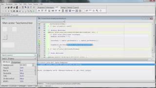 06Fertigstellung des GUI Taschenrechners mit dem JavaEditor [upl. by Persis441]