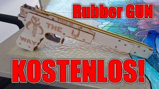 Kostenlose Rubber Gun Laser Datei  Gummiband Pistole  K40 Keller [upl. by Leohcin]