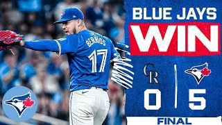 Berríos shines Turner drives in three as Blue Jays win rubber match against Rockies [upl. by Waverly]