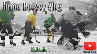 Junior Hockey Vlog Ep 1 New Year NEW TEAM  Micd GoPro Hockey [upl. by Wernick]