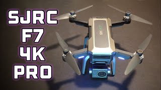 👍👍SJRC F7 4K PRO Review and Test Flight [upl. by Weisbart23]