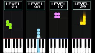 Play Tetris with the Piano Synthesia [upl. by Skantze]