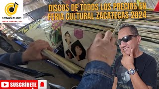 DISCOS DE VINILO DESDE 35 MXP EN FERIA CULTURAL ZACATECAS 2024 [upl. by Sandell]