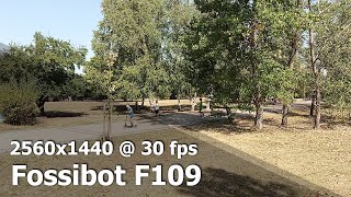 Fossibot F109  2K 1440p 30 fps camera video sample [upl. by Winnah809]