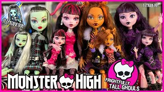 MONSTER HIGH FRIGHTFULLY TALL GHOULS FRANKIE DRACULAURA CLAWDEEN ELISSABAT [upl. by Macleod]