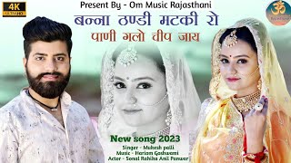 New Rajasthani Song 2025  Thandi Matki Ro Pani  Mukesh Palli  New Marwadi Song [upl. by Nadoj59]