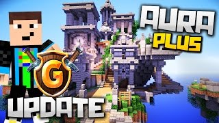 Minecraft AURA PLUS  Großes UPDATE am Start ACTION l GommeHDnet Minecraft Server [upl. by Alisander]