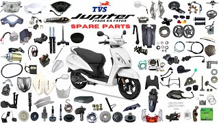 Jupiter Spare Parts Price ListTVS Jupiter ALL Parts PriceJupiter 125 Accessories Original Parts [upl. by Gonzales391]