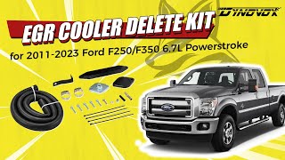 DynoVox  EGR Cooler Delete Kit for 20112023 Ford F250F350 67L Powerstroke [upl. by Alfeus]