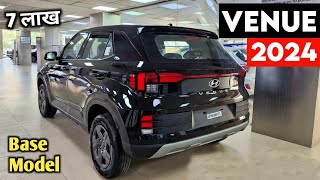 New Hyundai Venue 2024 Facelift  Venue 2024 New Model  Price Specification Full Review [upl. by Cirderf]