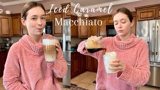 HOW TO MAKE AN EASY ICED CARAMEL MACCHIATO with Nespresso Vertuo Plus [upl. by Geer]