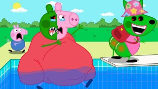 Zombie Apocalypse Monster Candy Attacks Peppa amp Friends 🍬🧟‍♀️  Peppa Pig Funny Animation [upl. by Navonoj132]