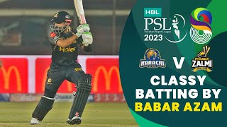 Classy Batting By Babar Azam  Karachi Kings vs Peshawar Zalmi  Match 2  HBL PSL 8  MI2T [upl. by Aiyram]