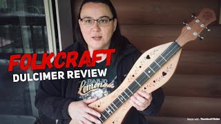 Folkcraft Dulcimer Review  FolkRoots H Series [upl. by Annad647]