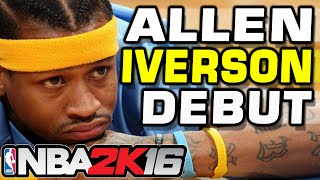 NBA 2k16 Allen Iverson is UNSTOPPABLE [upl. by Fionnula]