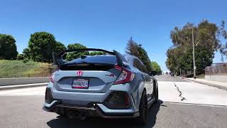 FK8 Pops amp Bangs  Civic Type R [upl. by Fennell]