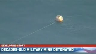 Unexploded Military Mine Found Floating In Puget Sound [upl. by Lorine557]