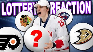 2023 NHL Draft Lottery Live Reaction [upl. by Rakabuba655]