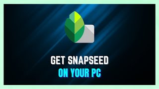 How to Get Snapseed On PC  Use Snapseed On PC  FULL GUIDE [upl. by Baillieu]