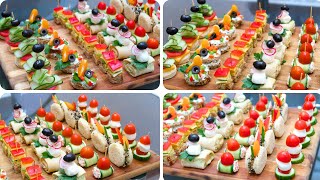 7 Delicious party appetizers  Finger food recipes for your guests [upl. by Saxela]