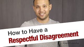 How to Have a Respectful Disagreement [upl. by Eicyal]