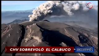 Exclusivo sobrevuelo a volcán Calbuco reveló cambios en su estructura  CHV Noticias [upl. by Glialentn163]