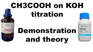 Titration demonstration  KOH on CH3COOH [upl. by Schuman]