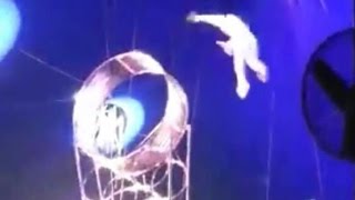 VIDEO Acróbata de circo en Jalisco cae en plena función [upl. by Latty]