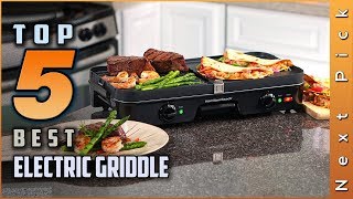 Top 5 Best Electric Griddle Review in 2024 [upl. by Anairol]