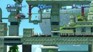 Sonic Generations HD  Eggrobo Rush Sky Sanctuary Zone [upl. by Johathan]