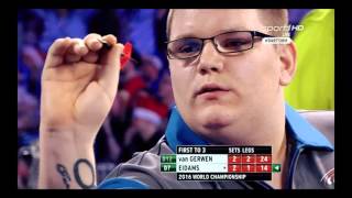 Darts WM 2016 Finale ANDERSON vs LEWIS Part 1 Deutscher Kommentar [upl. by Barrow]