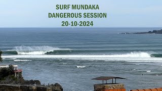 SURF MUNDAKA DANGEROUS SESSION 20 10 2024 [upl. by Rider]