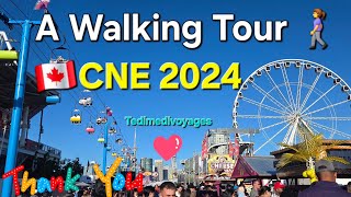 CNE Toronto 2024 A Walking Tour🍁  4K Video [upl. by Chalmers]