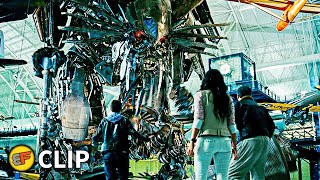 Jetfire Wakes Up  Museum Scene  Transformers Revenge of the Fallen 2009 Movie Clip HD 4K [upl. by Eninahs]