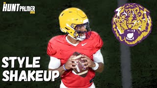 Will LSU QB Jayden Daniels Be More Aggressive Throwing Downfield This Year [upl. by Petigny]