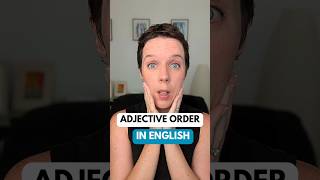 Adjective order in English englishgrammar learnenglishgrammar adjectives grammartips english [upl. by Ggerk]