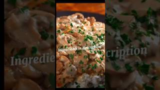 Chicken And Mushrooms In Creamy Sauce 😋🥰 [upl. by Sang]