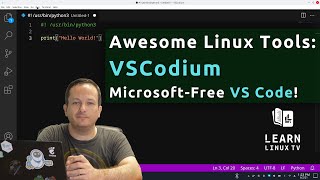 Awesome Linux Tools  VSCodium [upl. by Notnerb792]