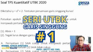 Soal dan Pembahasan UTBK SNBT  Garis Singgung Part 1 [upl. by Maro]