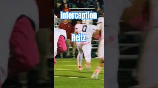 Mater Dei gets Intercepted by Reitz highschoolfootball footballshorts highschoolhighlights [upl. by Zanahs]